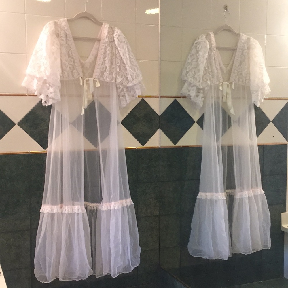Beautiful vintage lingerie robe
